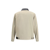 Beige Cotton Jackets And Coat
